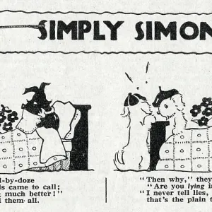 Simply Simon Cartoon Strip by Iris Chick Simply Simon Cartoon Strip by Iris Chick