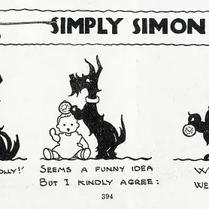 Simply Simon Cartoon Strip by Iris Chick Simply Simon Cartoon Strip by Iris Chick