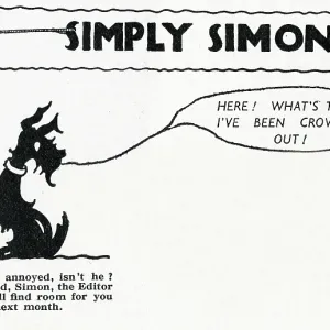 Simply Simon Cartoon Strip by Iris Chick Simply Simon Cartoon Strip by Iris Chick