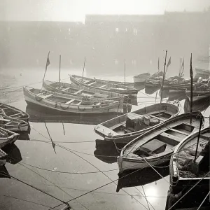 Small boats in harbour Small boats in harbour