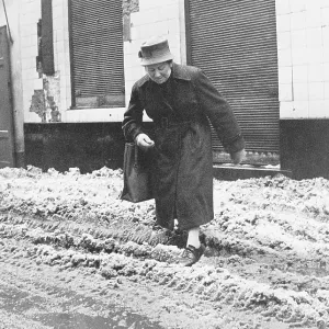 Snow slush in Vienna 1966 Snow slush in Vienna 1966