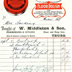 Stationery, W Middleton & Son, Truro, Cornwall