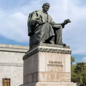 Statue, Opera House, Yerevan, Armenia Statue, Opera House, Yerevan, Armenia