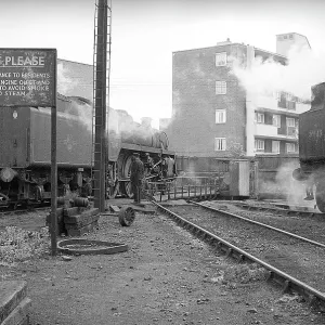 Two steam engines in steam Two steam engines in steam