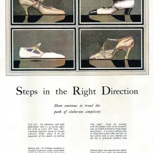 Steps in the Right Direction : Shoe Models, 1927 Steps in the Right Direction : Shoe Models, 1927