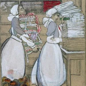Storing the ironing, WW1 Storing the ironing, WW1