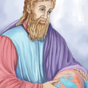 Strabo, Greek geographer, philosopher and historian Strabo, Greek geographer, philosopher and historian