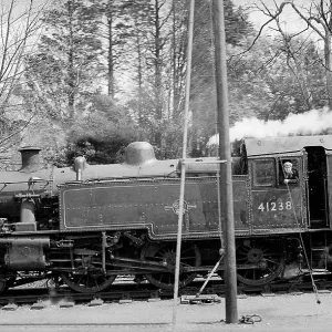Tank engine outside Bournemouth West Station Tank engine outside Bournemouth West Station