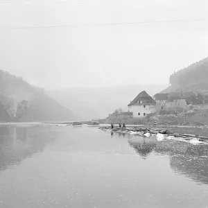 Timber transport - Vltava River - the last run