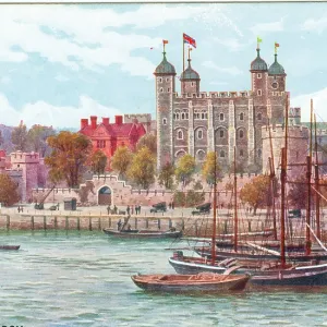 The Tower of London from the River Thames The Tower of London from the River Thames