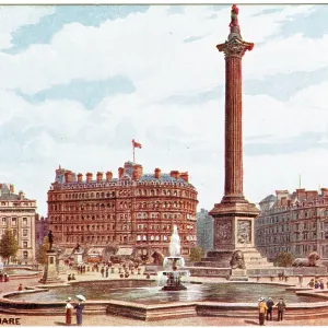 Trafalgar Square towards Charing Cross Trafalgar Square towards Charing Cross
