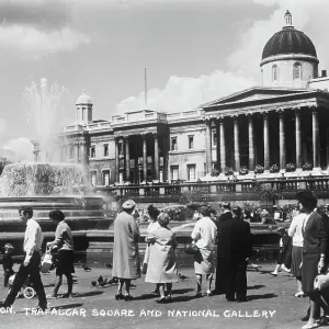 Trafalgar Square and the National Gallery Trafalgar Square and the National Gallery