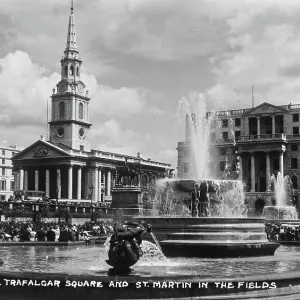 Trafalgar Square and St. Martin in the Fields Trafalgar Square and St. Martin in the Fields