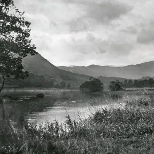 A tranquil view of a quiet corner of Lake Windermere A tranquil view of a quiet corner of Lake Windermere