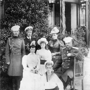 Tsar Alexander III and family Tsar Alexander III and family