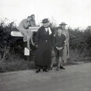 Undesirables at the Chiddingfold/Dunsfold T-junction
