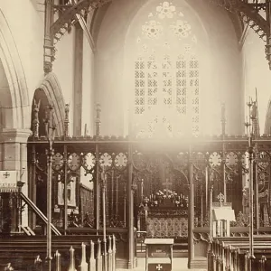 Unknown rural church interior - England