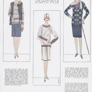 Variations on a Popular Theme - Scottish fashions, 1927 Variations on a Popular Theme - Scottish fashions, 1927