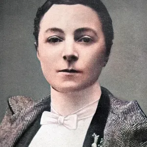 Vesta Tilley in her wig Vesta Tilley in her wig
