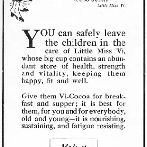 Vi-Cocoa advertisement, WW1 Vi-Cocoa advertisement, WW1