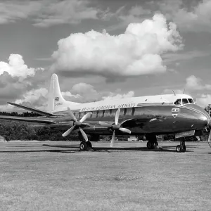 Vickers 700 Viscount (forward view, on the ground) of B Vickers 700 Viscount (forward view, on the ground) of B