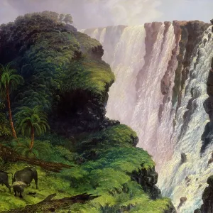 The Victoria Falls, by Thomas Baines