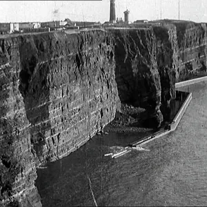 View of the Cliffs Of Heligoland, German Republic