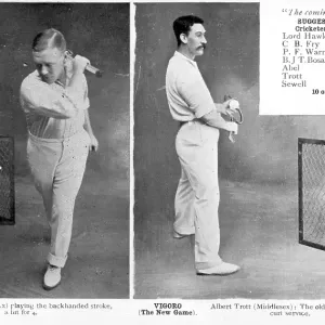 Vigoro - E.H.D. Sewell and Albert Trott in action Vigoro - E.H.D. Sewell and Albert Trott in action