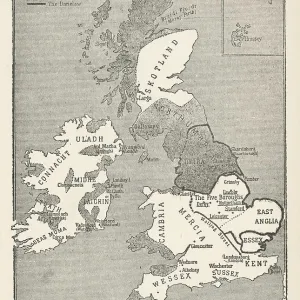VIKING BRITAIN MAP VIKING BRITAIN MAP