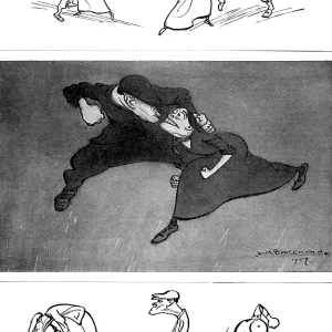 A Vision of the Apache Dance by H M Bateman A Vision of the Apache Dance by H M Bateman