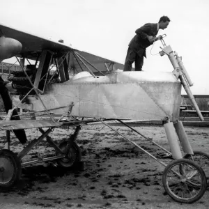 Voisin 7 or LC two seater of 1916, seen with a nose mou Voisin 7 or LC two seater of 1916, seen with a nose mou