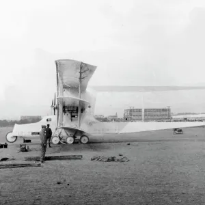 Voisin Triplane Bomber Seen with a modified nose having Voisin Triplane Bomber Seen with a modified nose having