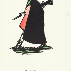 Walter de la Mare drawing soldier with rifle Walter de la Mare drawing soldier with rifle