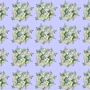 Wedding bouquet repeating pattern Wedding bouquet repeating pattern