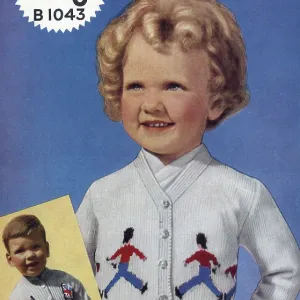 Weldons Coronation Cardigans, knitting pattern, 1953 Weldons Coronation Cardigans, knitting pattern, 1953