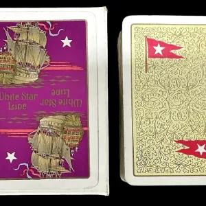 White Star Line - Two playing Card Packs and reverse design White Star Line - Two playing Card Packs and reverse design
