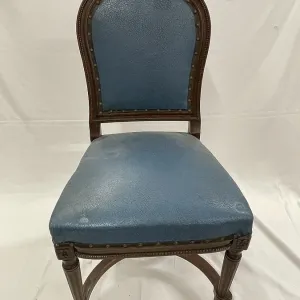 White Star Line, RMS Majestic mahogany dining chair White Star Line, RMS Majestic mahogany dining chair