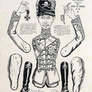 Wilhelm, German Crown Prince as a jumping jack Wilhelm, German Crown Prince as a jumping jack