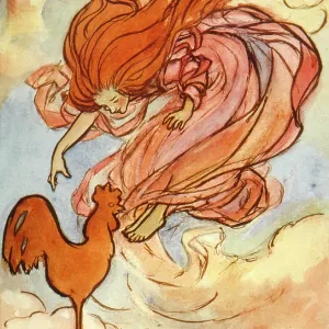 A Wind Elf and a weathercock A Wind Elf and a weathercock