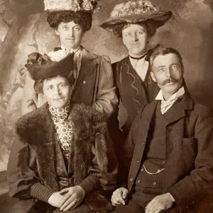 A Woman, her husband and her two sisters