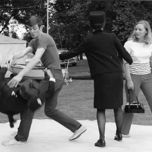 Women police officers in self-defence exercise Women police officers in self-defence exercise