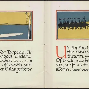 WW1 - The Child's ABC of the War - T and U WW1 - The Child's ABC of the War - T and U