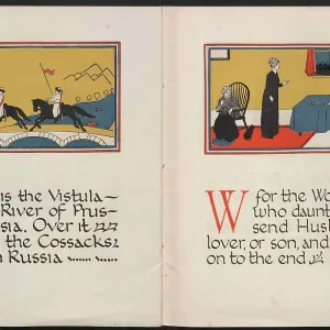 WW1 - The Child's ABC of the War - V and W WW1 - The Child's ABC of the War - V and W