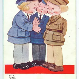 WW2 era - Comic Postcard - You Know what men are