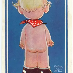 WW2 era - Comic Postcard - Any one seen me coupons