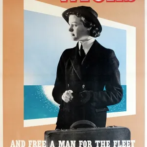 WW2 recruitment poster, Join the Wrens