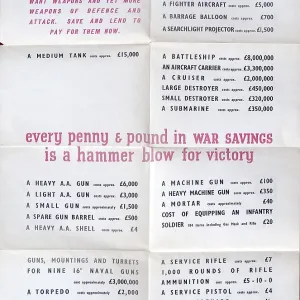 WW2 - Save and Lend for Victory