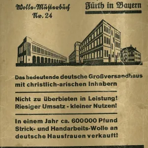 WWII German wool sample book cover WWII German wool sample book cover
