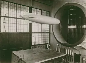 Langley: A 1/40 scale model of the airship Akron