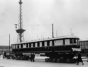 Kaiserdamm: 100th railway anniversary in Germany, 1935